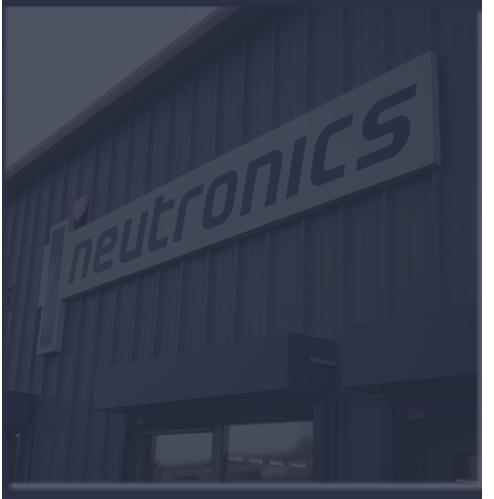 Neutronics NE Ltd building sign � Trusted partner for industrial electronics since 2000